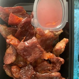 หมูสามชั้นทอดน้ำปลา