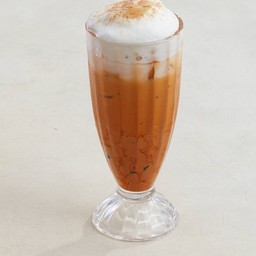 ชาปููชิโน่+ไข่มุกชาดำ