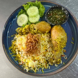 ข้าวหมกไก่ดับเบิ้ล ခေါက်မိုကိုင်ကြက်ပေါင်၂ပေါင်