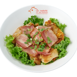 5.ใหญ่คั่ว เบค่อน F.FlatNoodle with Smoked Bacon