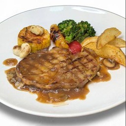 สเต๊กสันคอหมู