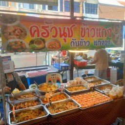 ครัวนุชข้าวแกง ตลาดหมู่บ้านบัวทอง ซอย 23