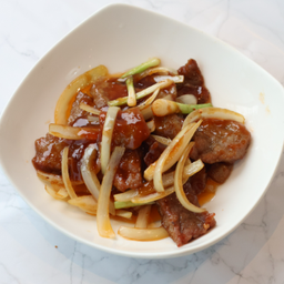 เนี้อผัดซ๊อสฮ่องกง 京都牛柳