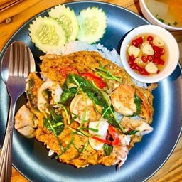 ข้าวไข่ข้นห่อหมกทะเล