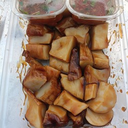 เห็ดย่างน้ำจิ้มซีฟู๊ด