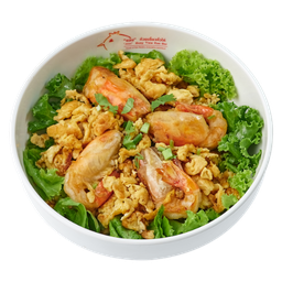 20.เหลาคั่ว กุ้ง Fried Prawn with Egg