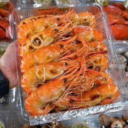 กุ้งเผา น้ำจิ้มแซ่บ 1กิโลครึ่ง