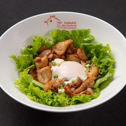 22.เหลาอบ ไก่ Baked Chicken with Poached Egg