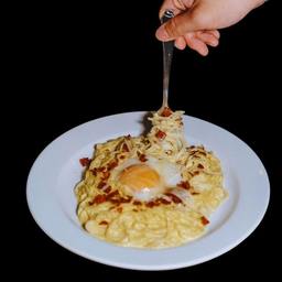 สปาเก็ตตี้ คาโบนาร่า ไข่ออนเซ็น