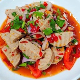 ยำหมูยอ/ไก่ยอ