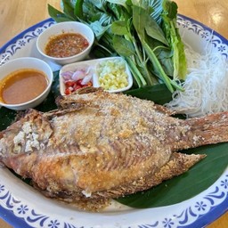 ปลาทับทิมเผา