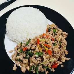 ข้าวกะเพราหมูสับ