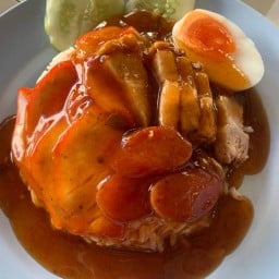 ข้าวหมูแดงบ้านบางช้าง บ้านบางช้าง สาขา1