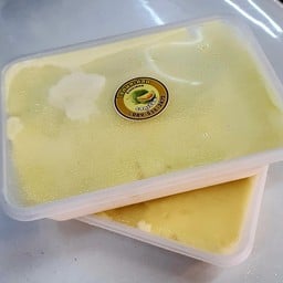 กะทิสดและเนื้อทุเรียนแท้หมอนทองเข้มข้น ไม่แต่งกลิ่น (ทุเรียนแท้)