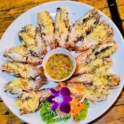 กุ้งย่างชีสลาวา