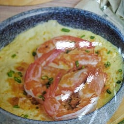 ไข่ตุ๋นกุ้งสด