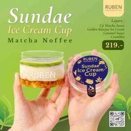 Sundae Ice Cream Cup Matcha Noffee