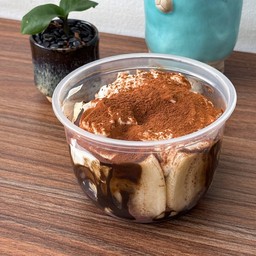NEW โฮจิฉะบานอฟฟี่คัพ  Deconstructed Hojicha Banoffee Cup