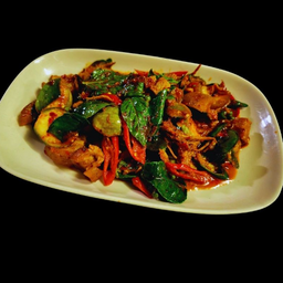 ผัดเผ็ด หมูป่า