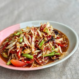 ตำเก&หมี่ไก่ฉีก (เจ้าถนนเดินริมมูลอุบล)
