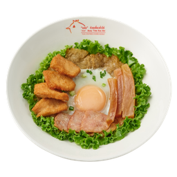 16.ใหญ่อบ รวม B.FlatNoodle with Chicken,Ham&Squid