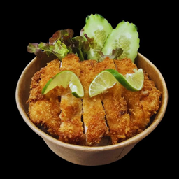 ข้าวหน้าไก่กรอบ