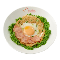 12.ใหญ่อบ แฮม B.FlatNoodle with Cooked Ham