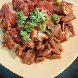 คากิ+ใส้พะโล้ เป็นกับข้าว