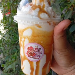นมหมีคาราเมลปั่น