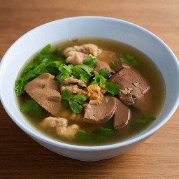 เกาเหลาเลือดหมู (ตุ๋นยาตีน)นายเซี้ย