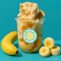 กล้วย นม คาราเมล ปั่น (Caramel Banana Smoothie)