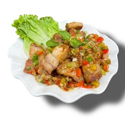 หมูสามชั้น พริกเกลือ