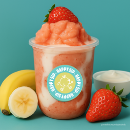 Strawbana Shake - สตรอว์เบอร์รี กล้วย นม