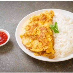 ข้าว ไข่ หอม หม่าล่า น้ำพริกกะปิ