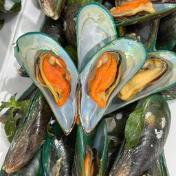 หอยแมลงภู่ตัวใหญ่ อบสมุนไพร1กิโล