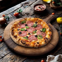 พิซซ่าซาลามี่ จาลาปิโน่ ฮ็อตฮันนี่ซอส ไซต์ M