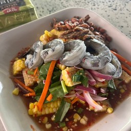 ข้าวโพดกุ้งสด