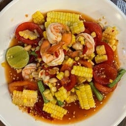 ตำข้าวโพดกุ้งสุก