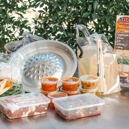 ออเดอร์กลับบ้านเท่านั้น ชุดใหญ่ (ไม่มีเตากะทะ) 外帶 大