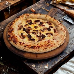 พิซซ่าแบล็คทรัฟเฟิลซอสเห็ดแชมปิญอง