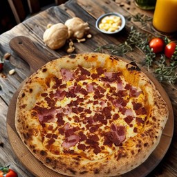 พิซซ่าข้าวโพดชีสเบค่อน