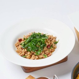 กะเพราหมูสับพริกแห้ง