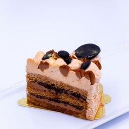Thai Tea & Black Jelly Cake