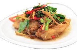 เนื้อปลาผัดคื่นช่าย