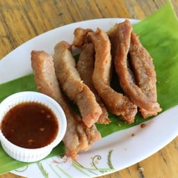 หมูแดดเดียวทอด