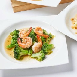 ผัดบล็อคโคลี่กุ้ง