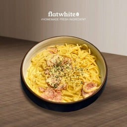 Spaghetti Carbonara (สปาเก็ตตี้คาโบนาร่า เบค่อน)