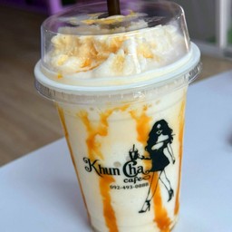 นมสดคาราเมลปั่น