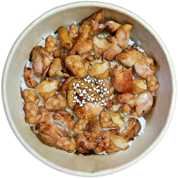 ข้าวหน้าไก่เทอริยากิ (สะโพก)