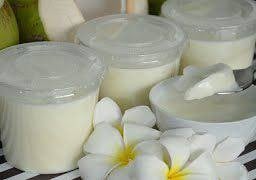 พุดดิ้งมะพร้าวอ่อน